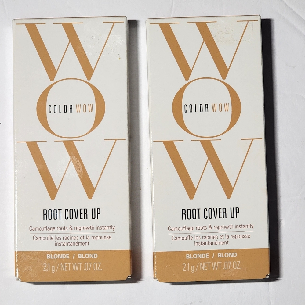 Color WOW Root Cover Up 2.1g/ .07 oz NEW in BOX 2 Boxes - Blonde